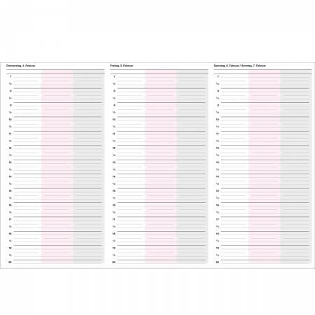 Wochenübersichtsblock mit Datum 2026 Wochenübersichtsblock mit Datum 2026